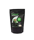 Natürliches Hanfproteinpulver durch Canah 1 kg - mit hohem Gehalt an Omega-3 Protein, Aminosäuren, Mineralien, Magnesium-Phosphor-Eisen und Zink – veganische Supernahrungsmittel kalt verarbeitet