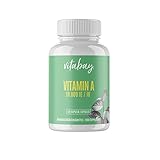 Vitabay Vitamin A 10.000 IE • 120 vegane Kapseln • Augenvitamine • Hochdosiert • Made in Germany
