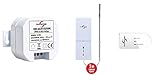 Protector Einbau-Funk-Abluftsteuerung AS-6030.3 mit Thermo-Sensor und Fenster-Sender/Abluftsteuerung/Fensterschalter Wireless/Sensorschalter/Funksteuerung