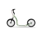 Yedoo Frida & Fred Kinder Tretroller - Scooter für Kinder ab 7 Jahre, ab 125 cm Körperhöhe, mit Luftreifen 16/16 - für Mädchen und Jungen, Höhenverstellbar, mit Reflexelementen, Gewicht 6,5 kg (Mint)