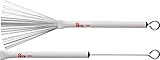 Vic Firth Retractable Wire Jazz Brushes - White