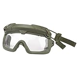 ATAIRSOFT Taktisch Anti Nebel Sicherheitsschutz 2 Modi Schutzbrille Brille für Airsoft Militär Wandern Paintball Jagd (OD Grün)