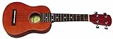 PURE GEWA TENSON F512820 Ukulele Sopran inkl. Online Lesson Kurs, rotbraun