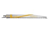 Wolfcraft Säbelsägeblätter HCS, Sperrholz, MDF, Kunststoff, 6 - 150 mm, feine, saubere Schnitte, 2 Stück, 2672000