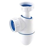 Nicoll Easyphon 0224286 92887 Siphon für Spüle, Durchmesser 40 BM552
