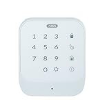 ABUS Smartvest Funk-Bedienteil FUBE35011A - Zur De- und Aktivierung der Smartvest-Alarmanlage - mit beleuchtetem Touchpad - Weiß - 77444