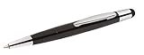 Wedo 26115001 Touchpen Mini 2-in-1 (leitfähiger Eingabestift, 10 cm) schwarz