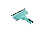 Leifheit Fensterwischer Window und Frame Cleaner S Wischbreite 21 cm, mit Rundum-Bezug, Fensterreiniger mit Abziehlippe und beweglichem Gelenk, Abzieher für Fenster und Fensterrahmen, mit Click-System