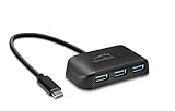 Speedlink SNAPPY EVO USB Hub - Passiver USB-C zu USB 3.0 Hub für PC/Notebook/Laptop - schwarz