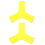 MagiDeal 1 Paar Flossenhalter - Kreuzband für Schwimmen Schnorcheln Tauchen - Gelb, M