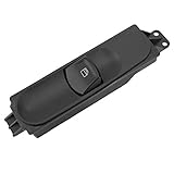 KIMISS Fensterschalter, vorne links Fensterheberschalter Beifahrerseite Elektr. Fensterschalter schwarz Passend für 2500 9065450913