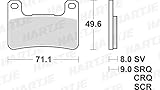 TRW Lucas Bremsbeläge Sintermetall MCB752SRT 71,1x49,6x8mm