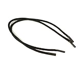 REMA 1 Paar Schnürsenkel schwarz - rund - dünn - Ø 2,5 mm von 30 cm - 400 cm (315 cm)