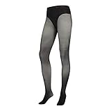 Calvin Klein Socks Womens 1p French Cut Shaper Tights, black, L