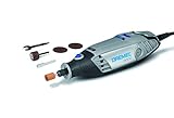 Dremel 3000 Multifunktionswerkzeug, 130W, Set mit 5 Zubehören, Variable Drehzal 10.000-33.000 U/min zum Schneiden, Schleifen, Gravieren, Polieren, Schärfen, Reinigen, Schnitzen