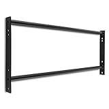 Capital Sports Dominate Edition Double Bar Slim Doppel-Klimmzugstange Power Rack Erweiterung, 2 Griffmöglichkeiten 108 cm Breite (inkl. Montagematerial, 3,2 cm Griffdurchmesser, Metall)