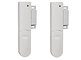 2er Set Funk Tür- /Fensterkontakt, Zubehör für ELRO Pro Alarmsystem AP5500, Einbruchschutz Alarmanlage