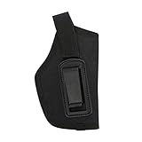 VOSAREA Waffenholster Universal Pistole Holster Trageholster Pistolenhalfter Holster (Schwarz)