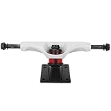 Alomejor 1 Paar Skateboard Truck 4-8 Zoll Langes Brett Unabhängige Trucks für Mountain Skateboard Zubehör Weiß