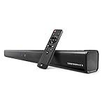TV-Soundbar TaoTronics, 3 EQ-Audio-Modi, Bluetooth 5.0, Optisch/AUX/USB, 40 W, 32 Zoll, kompatibel mit TV/PC/PS4, Wandmontage, kabelgebunden und kabellos, Fernbedienung
