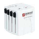 SKROSS Reiseadapter MUV Micro Steckdoseneingang für: Euro, USA/Japan, Australien/China, UK