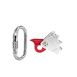 Yundxi 15KN Seil Abseilgerät und Klettern Karabiner 25KN Seil Karabiner Sicherungsgerät Kletterausrüstung Abseilausrüstung