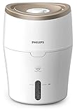 Philips HU4811/10 Luftbefeuchter (bis zu 38m², hygienische NanoCloud-Technologie, für Kinder und Babies) weiß/champagner