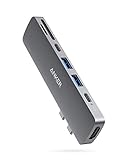 Anker PowerExpand Direct 7-in-2 USB-C Hub für MacBook, USB-C Adapter mit Thunderbolt 3 USB-C (100W PD), 4K HDMI Port, USB-C & USB-A 3.0 Datentransfer, SD & microSD Speicherkartensteckplatz