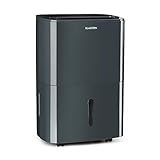 Klarstein DryFy 20 - Luftentfeuchter, Raumentfeuchter, 420 W, 20 L/24h, für 40-50 m² (bis 125 m³) Raumgröße, Silent-Modus, leise, anthrazit