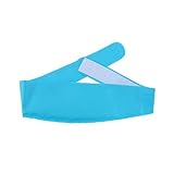Supvox Heiße und kalte Therapie Gel Wrap wiederverwendbare Gel-Eisbeutel für Stirn Ellenbogen Knöchel Knie Handgelenk Bein (Sky Blue)