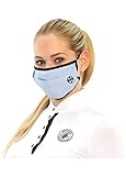 SPOOKS Mouth & Nose Mask (Farbe: check sky; Größe: onesize)