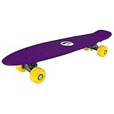 Best Sporting Retro Skateboard für Kinder, ABEC 5 Kugellager, Vintage-Look (Purple)