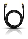 Oehlbach Impact Plus M1 Minidisplayport auf Displayport-Kabel (3-Fach Schirmung, 5K, UltraHD, HDCP/DPCP) schwarz - 2m