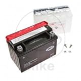 Batterie, Motorradbatterie wartungsfrei 12V 9AH für Honda Fireblade Shadow, Suzuki Bandit, Kawasaki Ninja, KTM Duke, Yamaha, Kymco, Piaggio