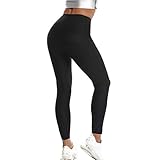 SANGSHI Neoprenhose Damen Saunahose, Saunahose Zum Abnehmen Damen, Leggins Cellulite, Abnehmen Hose, Abnehmen Sauna Knöchellangen Hosen, Ideal Für Sport, Laufen, Yoga, Pilates, Trainingm