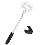 anmao 1 Stück Golfball-Retriever, Golf Ball Grabber Edelstahl Golf Ball Retriever mit 1 Stück Ballrückholer für Golfliebhaber, Golfanfänger UMD Golftraining