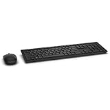 DELL KM636 RF Wireless QWERTY Nordischer Raum Schwarz - Tastaturen (Kabellos, RF Wireless, QWERTY, Schwarz, Maus enthalten)