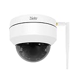 PTZ WiFi IP Kamera 5MP HD Dome Überwachungskameras 4X optische Zoom,Smart 265 Home Security Kamera für drinnen und draußen, IP66 wasserdicht eingebauter SD-Kartenschlitz …