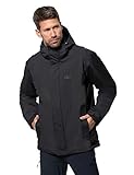 Jack Wolfskin Herren 3-in-1 Jacke Iceland,schwarz(Black),XXX-Large