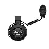 HSKB Fahrradklingel, Fahrradglocke Laut Fahrrad Ring Bell Mini Radfahren Klingeln Hupen Fahrrad Glocke laut MTB Mountainbike Alarm Horn Ring Fahrrad Lenker Zubehör (Schwarz)