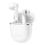 Miracase Bluetooth Kopfhörer, Kabelloser Ohrhörer TWS Bluetooth 5.0 Headset mit CVC 8.0 Geräuschisolierung für kristallklares Klangprofil, HiFi Stereo Sound, mit 40 integriertem Mikrofon
