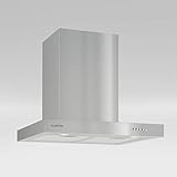 Klarstein Zarah Dunstabzugshaube - Wandabzugshaube, 60 cm breit, 213 W, max. 620 m³/h Abluftleistung, LED Beleuchtung, niedriges Betriebsgeräusch, Edelstahlgehäuse, inkl. Montage-Set, silber