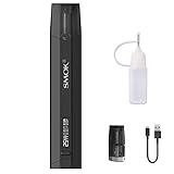 E-Zigaretten-Starter-Set, Authentic Smok Nfix Kit Eingebauter 700-mAh-Akku, OLED-Bildschirm-MTL-Vaping-Pod-System Vape-Kit, ohne E-Liquid, ohne Nikotin (schwarz)