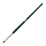 Kreul 721104 - Universalpinsel Basic Synthetics, für Kunst, Hobby, Schule und Großverbraucher, Besatz aus feinem Nylonhaar, flach, Größe 4