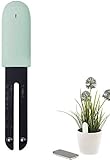 WANFEI Pflanzensensor Flower Care Tester, Der Intelligente Pflanzenmonitor Bluetooth 4 in 1 Pflanzensensor überwacht Automatisch das Feuchtigkeits/Licht/Fruchtbarkeits/Temperaturniveau