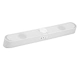 Docooler SADA V-198 USB-Soundbar-Computerlautsprecher mit LED-Leuchten 3,5-mm-Audio-Mikrofonstecker Kabelgebundener Soundbar-Lautsprecher für PC-Mobiltelefontabletts Desktop-Laptop