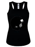 Druckerlebnis24 Tank Top Helm- Eishockey- BAUARBEITERHELM- FUßBALL- AUSRÜSTUNG- Schutz- Sport für Herren und Damen