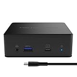 Belkin USB-C-Docking-Station für Zwei Bildschirme (85 W Leistung, HDMI, USB-A 3.1 (1. Gen), USB-C, Gigabit Ethernet, Audio-EIN/Ausgang für MacBook, XPS und andere USB-C-Laptops)