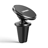 UGREEN Handyhalterung Auto Magnet Lüftung Magnethalter Handy 360° mit 2 Metallplatten Magnetische KFZ Halterung kompatibel mit iPhone 11 Pro Max X, Galaxy S21 S20 S10, Huawei Xiaomi OnePlus (Schwarz)
