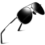 wearPro Pilotenbrille Polarisierte Sonnenbrille Herren Polarisiert Pilotenbrille Sonnenbrille Herren Verspiegelt